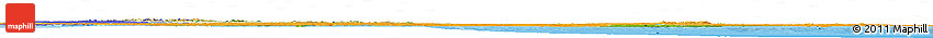 Physical Horizon Map of Division No. 11, political outside Physical Horizon Map of Division No. 11, political outside