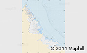 Classic Style Map of Division No. 11, single color outside
