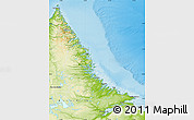 Physical Map of Division No. 11