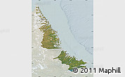 Satellite Map of Division No. 11, lighten