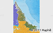 Satellite Map of Division No. 11, political outside