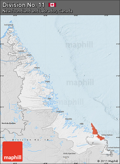 Silver Style Map of Division No. 11