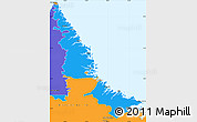 Political Simple Map of Division No. 11