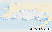 Classic Style 3D Map of Division No.  3, single color outside