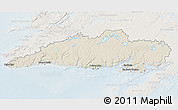 Shaded Relief 3D Map of Division No.  3, lighten