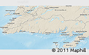 Shaded Relief 3D Map of Division No.  3