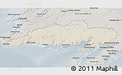 Shaded Relief 3D Map of Division No.  3, semi-desaturated