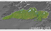 Satellite Map of Division No.  3, desaturated