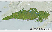 Satellite Map of Division No.  3, lighten