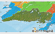 Satellite Map of Division No.  3, political outside