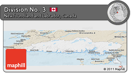 Classic Style Panoramic Map of Division No.  3