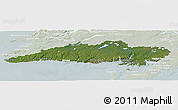 Satellite Panoramic Map of Division No.  3, lighten