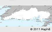 Gray Simple Map of Division No.  3