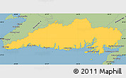 Savanna Style Simple Map of Division No.  3