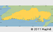 Savanna Style Simple Map of Division No.  3, single color outside