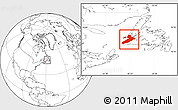 Blank Location Map of Division No.  4