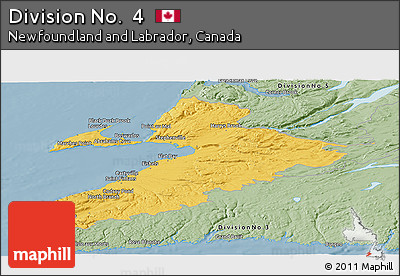 Savanna Style Panoramic Map of Division No.  4