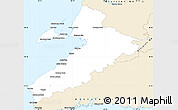 Classic Style Simple Map of Division No.  4