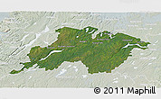 Satellite 3D Map of Division No.  6, lighten