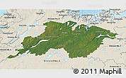 Satellite 3D Map of Division No.  6, shaded relief outside