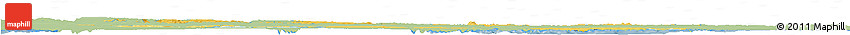 Savanna Style Horizon Map of Division No.  6, single color outside