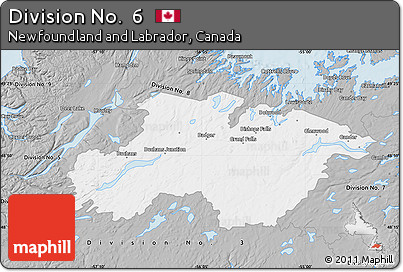 Gray Map of Division No.  6