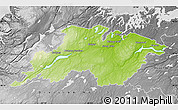 Physical Map of Division No.  6, desaturated