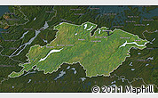 Satellite Map of Division No.  6, darken