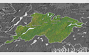 Satellite Map of Division No.  6, desaturated