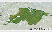 Satellite Map of Division No.  6, lighten