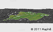 Satellite Panoramic Map of Division No.  6, darken, desaturated