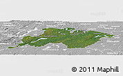 Satellite Panoramic Map of Division No.  6, lighten, desaturated