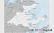 Gray 3D Map of Division No.  7