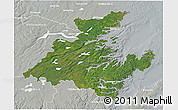 Satellite 3D Map of Division No.  7, lighten, semi-desaturated