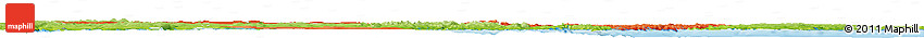 Political Horizon Map of Division No.  7, physical outside