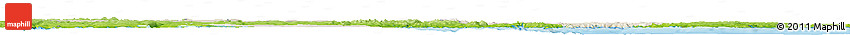Shaded Relief Horizon Map of Division No.  7, physical outside