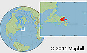 Savanna Style Location Map of Division No.  7