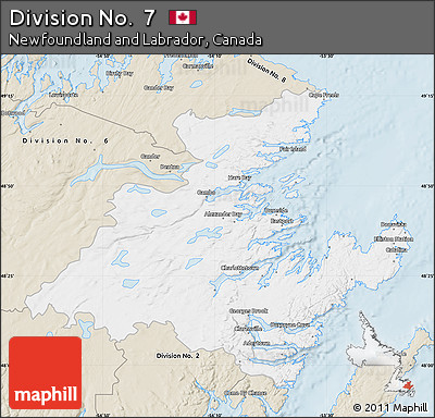 Classic Style Map of Division No.  7