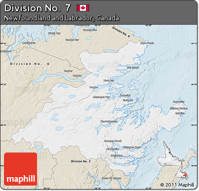 Classic Style Map of Division No.  7