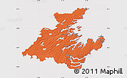 Political Map of Division No.  7, cropped outside