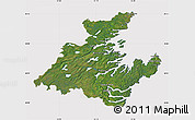 Satellite Map of Division No.  7, cropped outside