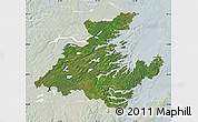 Satellite Map of Division No.  7, lighten