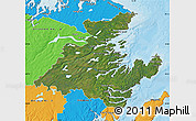 Satellite Map of Division No.  7, political outside