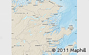 Shaded Relief Map of Division No.  7