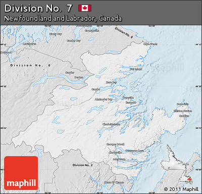 Silver Style Map of Division No.  7