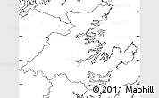 Blank Simple Map of Division No.  7, no labels