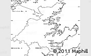 Blank Simple Map of Division No.  7