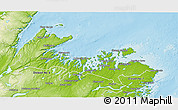 Physical 3D Map of Division No.  8