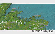 Satellite 3D Map of Division No.  8