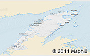 Classic Style Panoramic Map of Division No.  9, single color outside